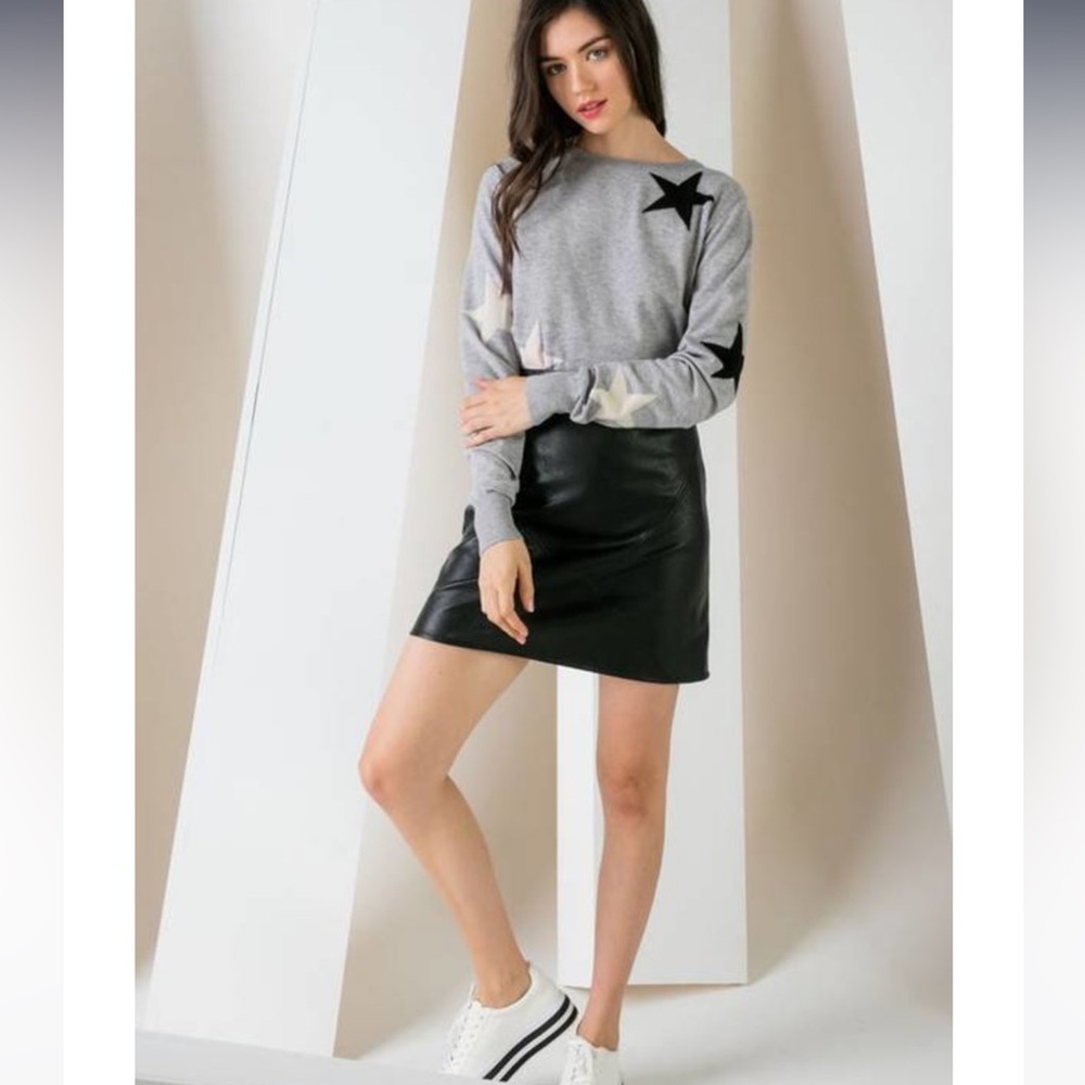 THML Grey Star Sweater